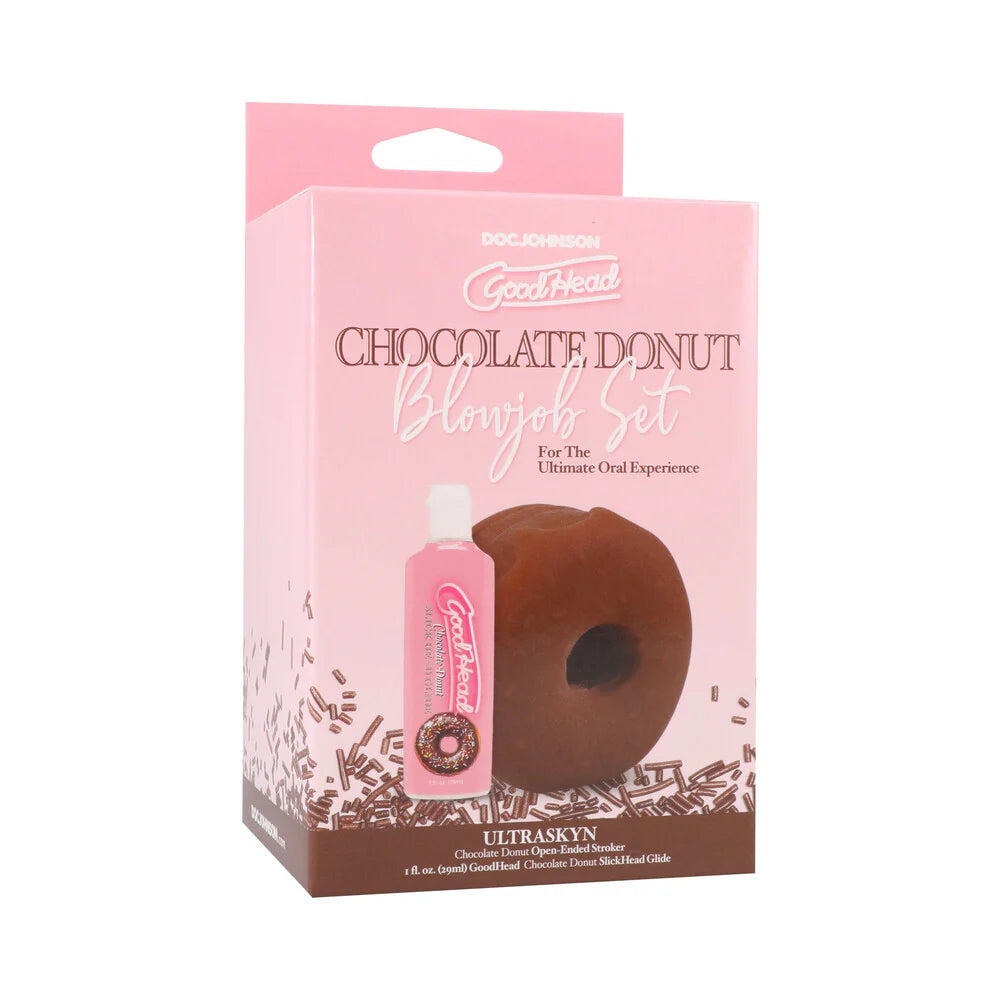 Good Head Chocolate Donut Set