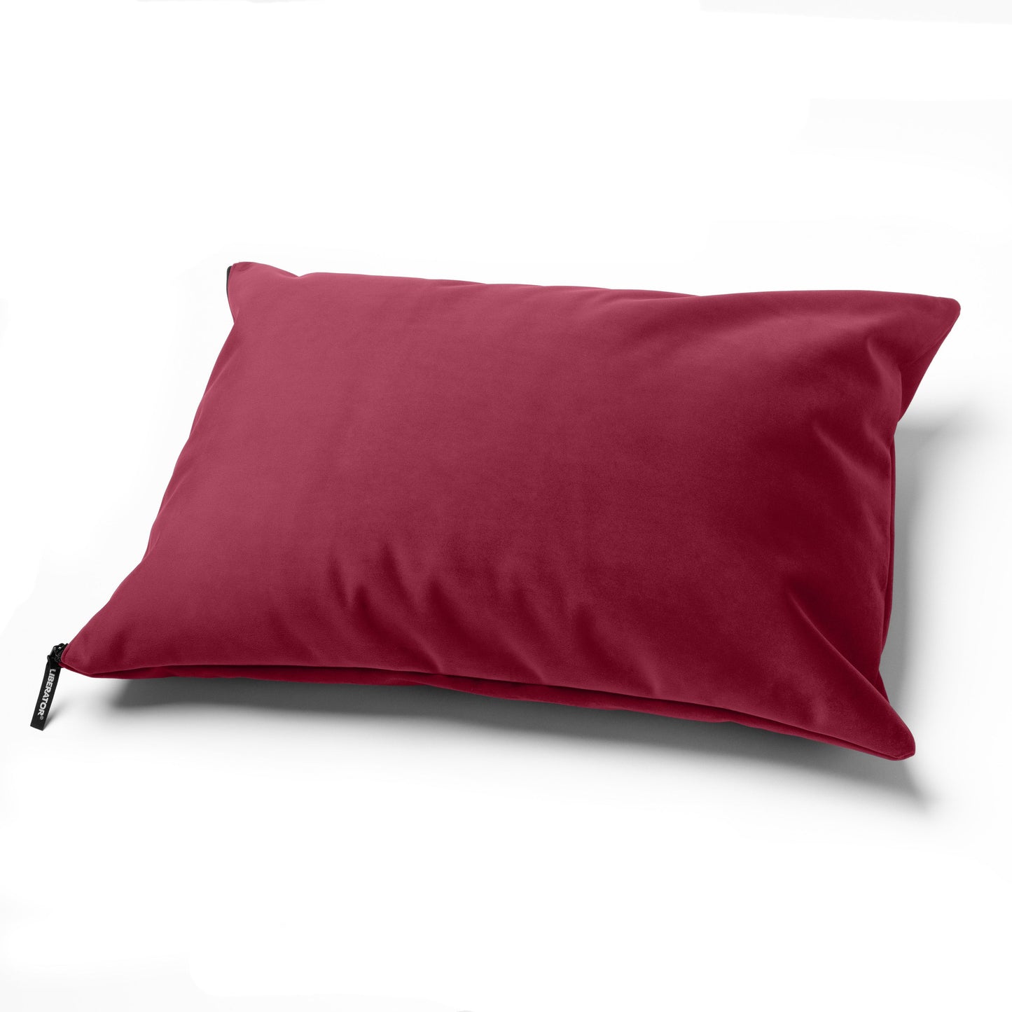 A merlot Fascinator Pillow Pillowcase, Bedroom Furniture by Liberator against a white background.