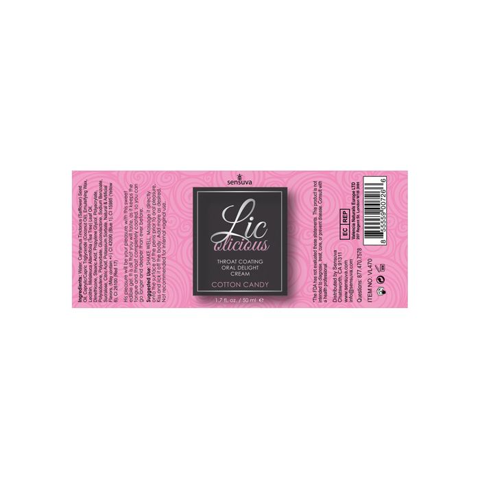 Oral Delight Cream - 1.7 oz Bottle Cotton Candy