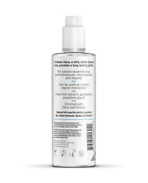 Timeless Aqua Water Based Lubricant - 4 oz