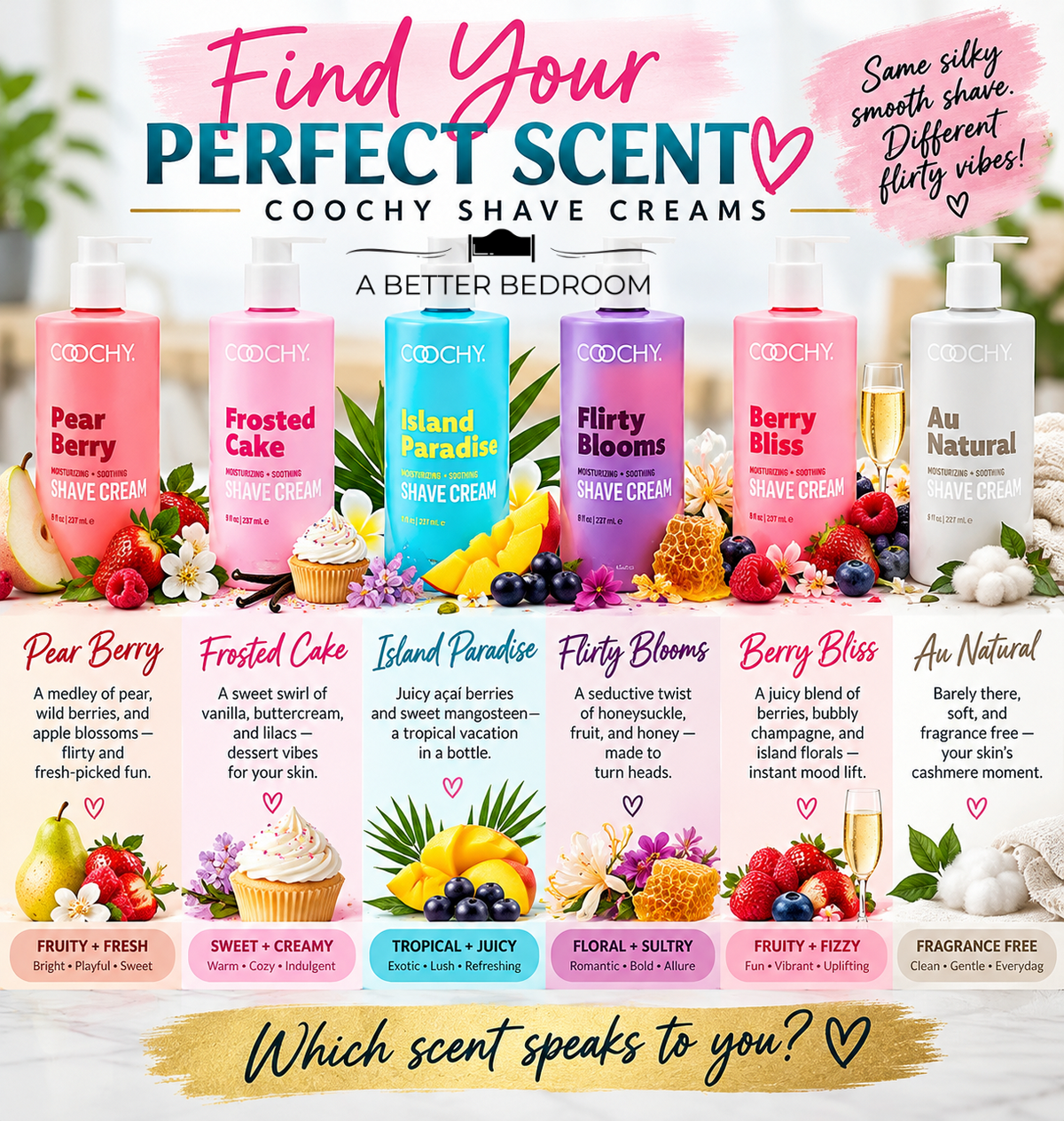NEW LOOK! Coochy Shave Cream