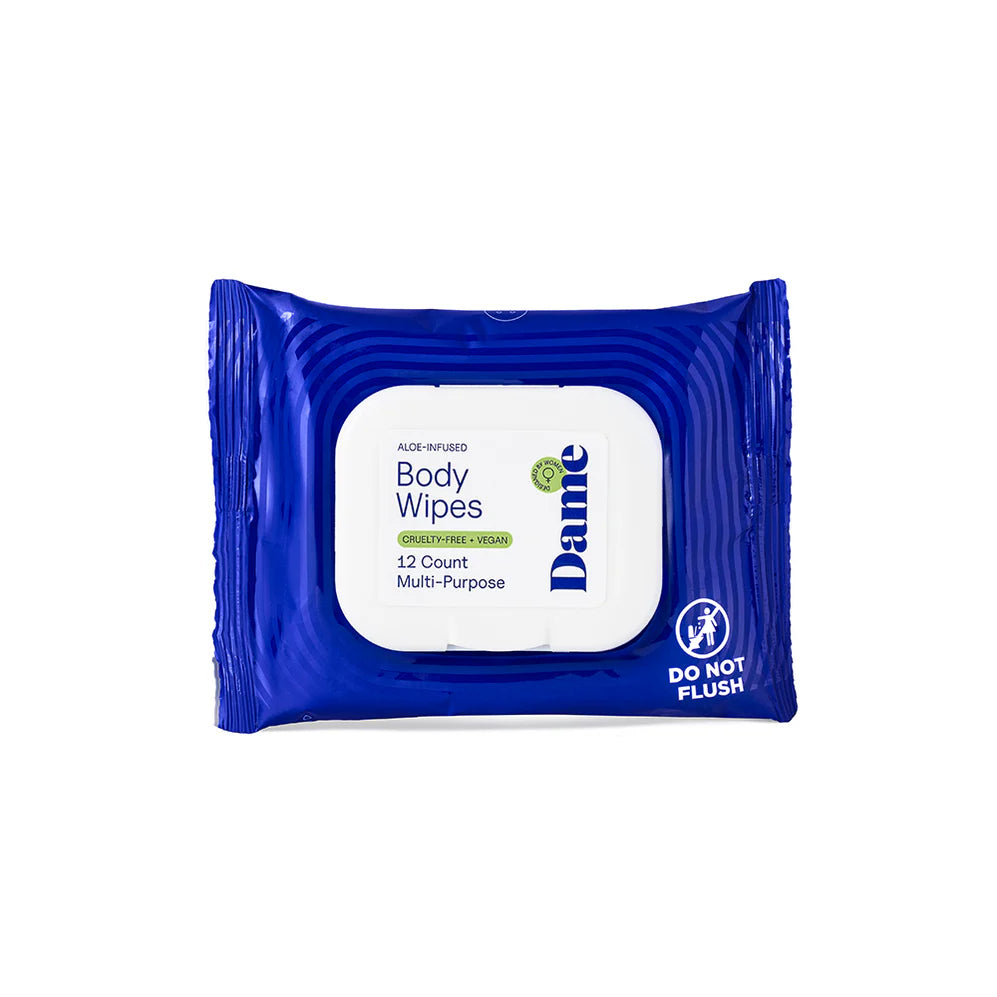 Dame Vaginal Wipes 12 ct. Aloe & Cucumber