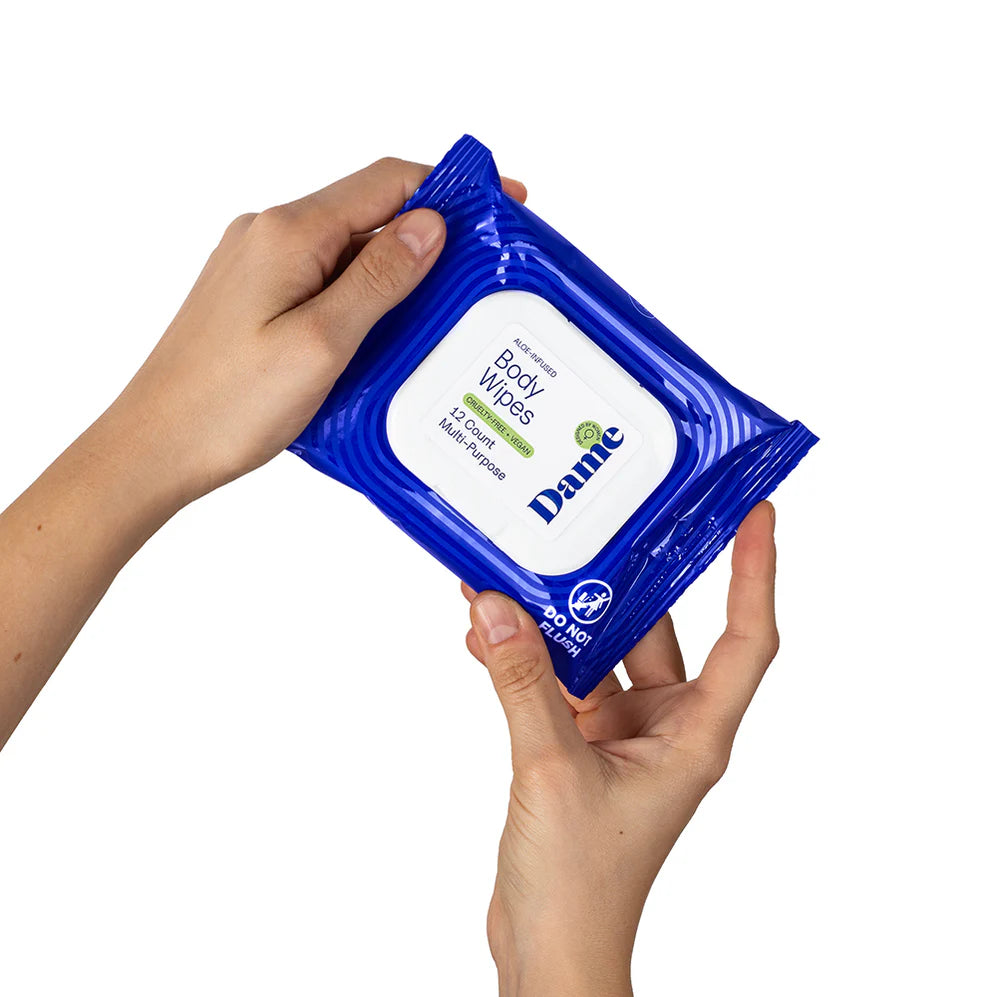 Dame Vaginal Wipes 12 ct. Aloe & Cucumber