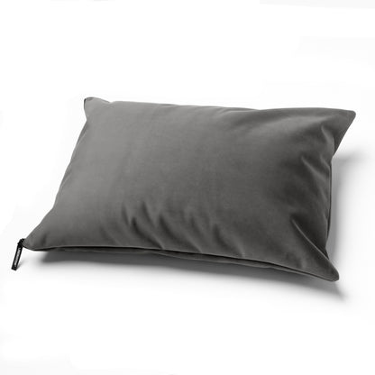 A grey Fascinator Pillow Pillowcase, Bedroom Furniture by Liberator against a white background.