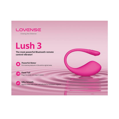 Lovense Lush 3.0 Sound Activated Camming Vibrator - Pink