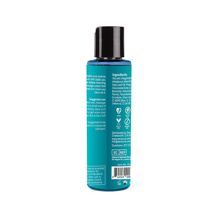 Warming Gel - 4.2 oz Bottle Blueberry Ice Pop