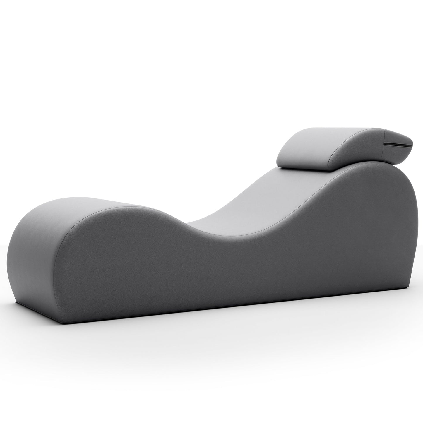 A buckwheat Lyza Lounger bedroom furniture by Liberator against a white background.