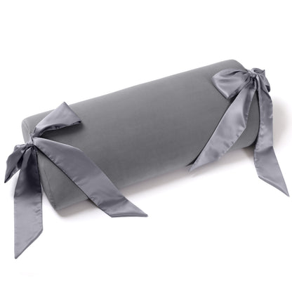 A grey Ravish Bondage Pillow, Bedroom Furniture by Liberator against a white background.