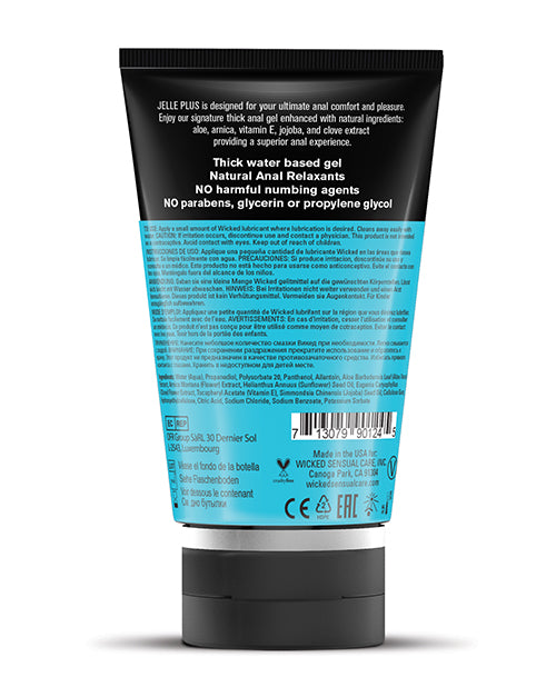 Water Based Anal Lubricant with Relaxants - 4 oz
