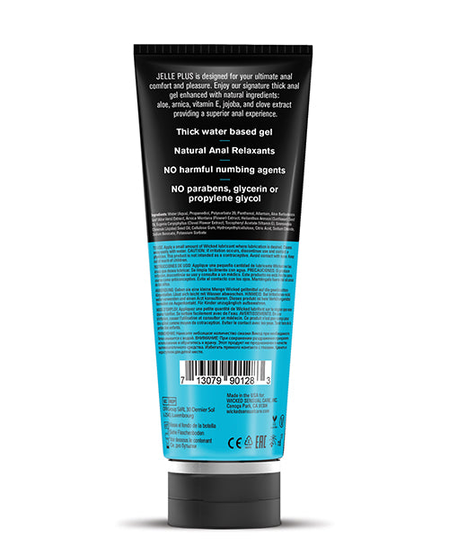 Water Based Anal Lubricant with Relaxants - 8 oz