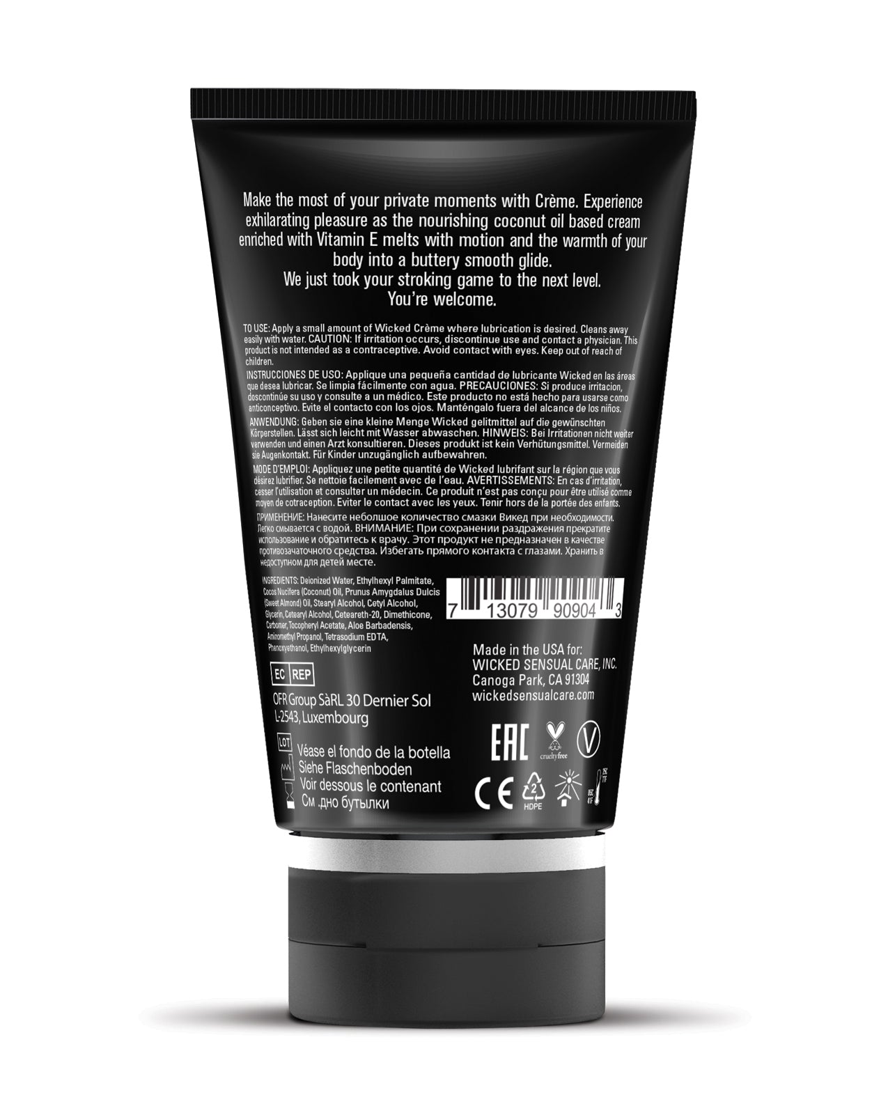 Creme Stroking and Massage Cream - 4 oz
