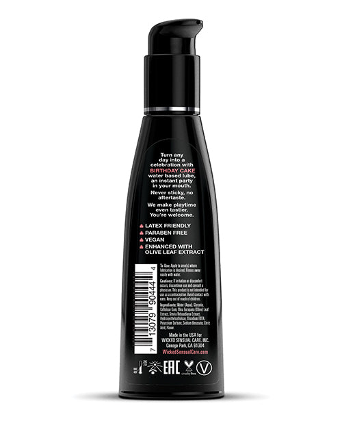 Water Based Lubricant - 4 oz Birthday Cake