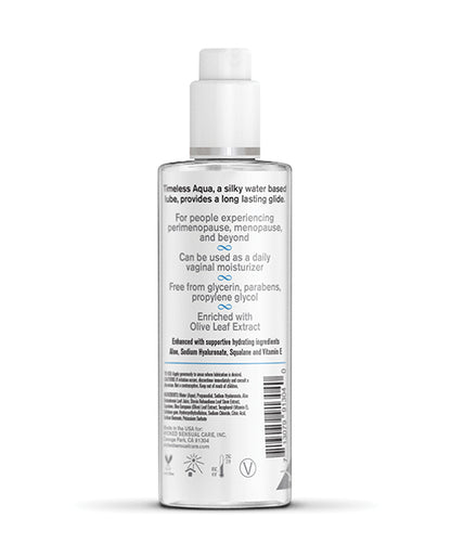 Timeless Aqua Water Based Lubricant - 4 oz
