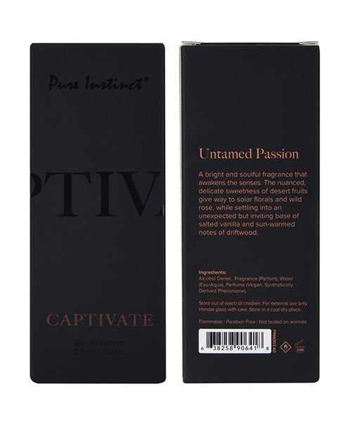 Captivate Pheromone Cologne for Him - 2 oz Captivate