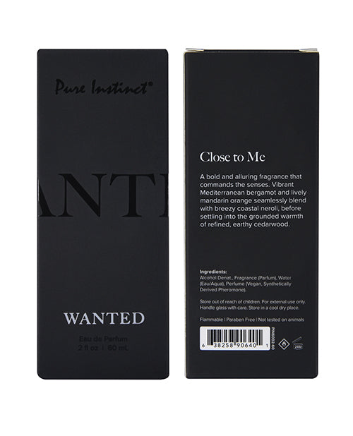Wanted Pheromone Cologne for Him - 2 oz